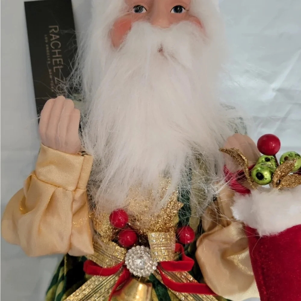 Christmas Santa Elf Shelf Sitter Posable Doll Mantel Decor Holiday Rachel Zoe 2'